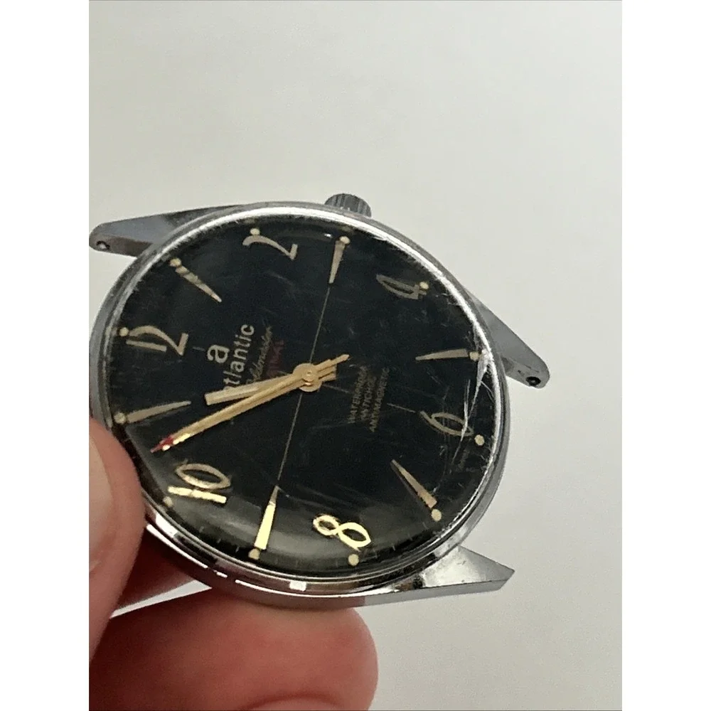 1960's Vintage Atlantic Worldmaster Original Watch Manual No Band